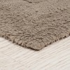 Hastings Home 2-piece 100-percent Cotton Bathmat, Reversible, Soft, Absorbent Bathroom Rugs, Taupe 910930IRY